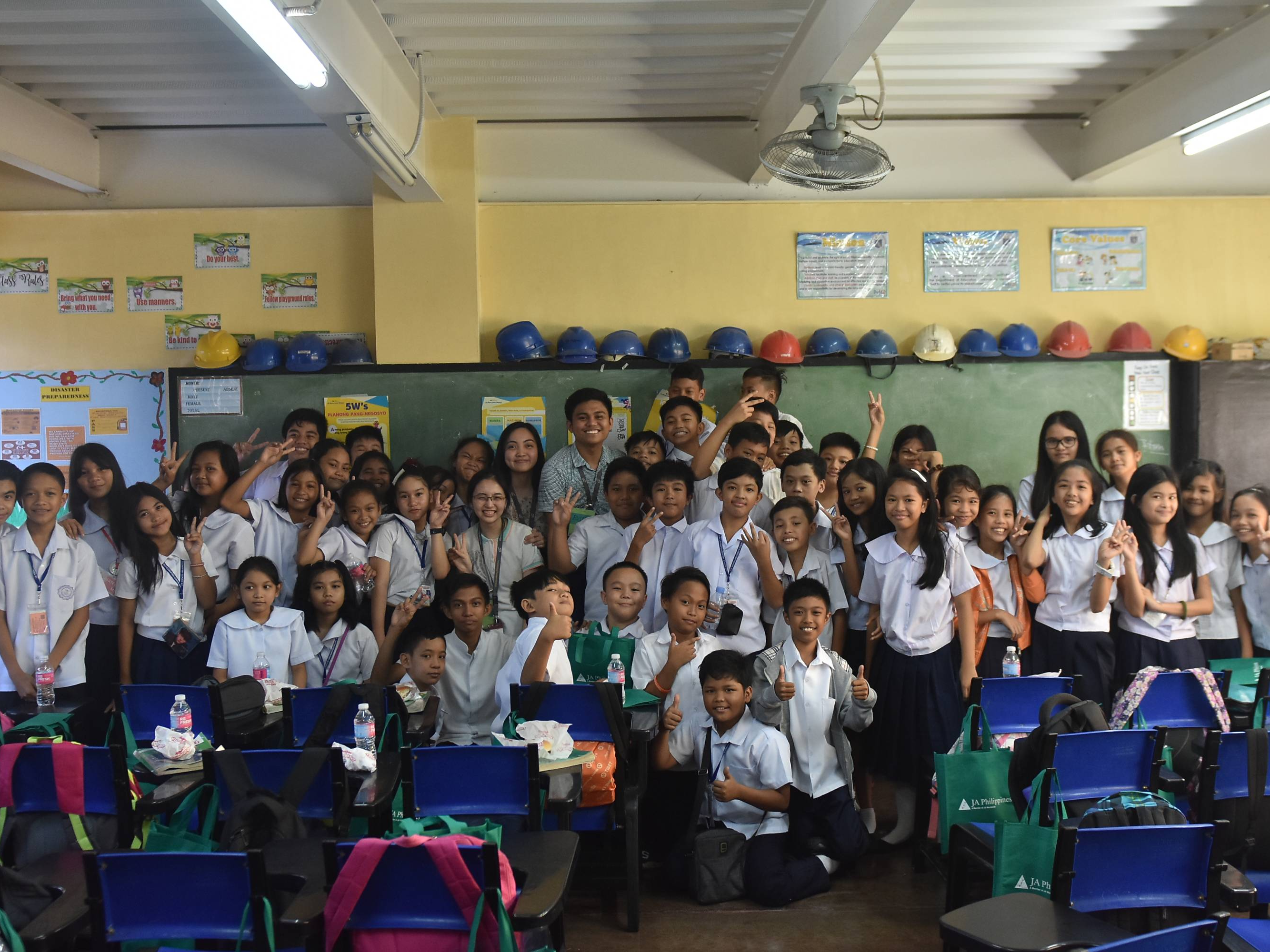 students in classroom